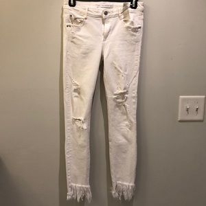 Zara White Jean Pants
